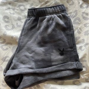 Pacsun playboy sweat shorts